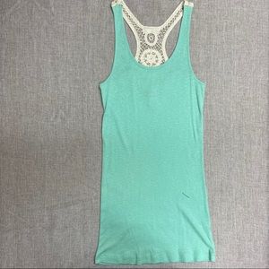 Mudd crochet tank
